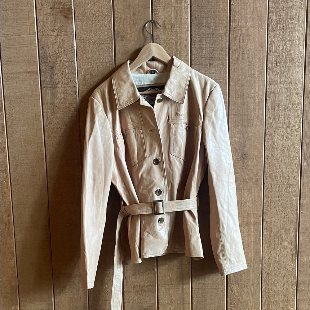 Harley-Davidson Light Brown Leather Jacket
